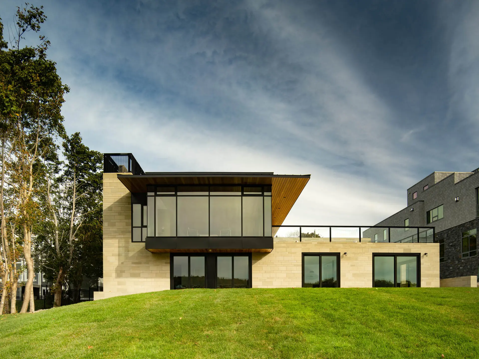 Wadden Electric — Control4 Lux keypad trio installed in luxury Halifax residence