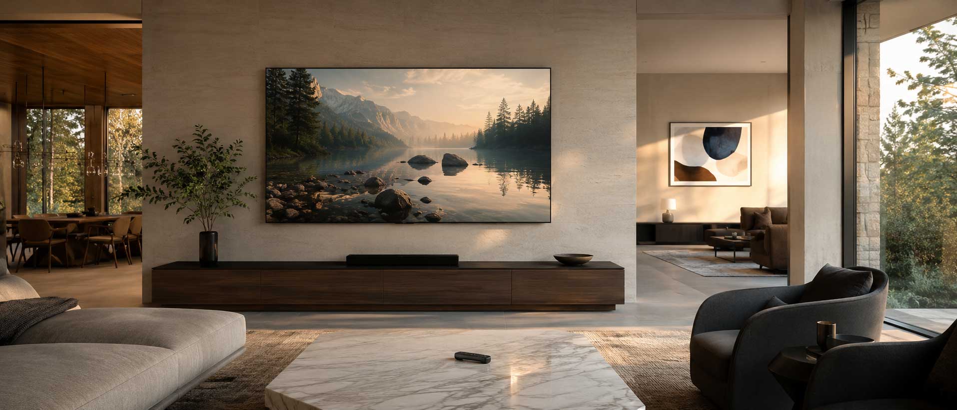 Multi-room video distribution — one rack feeding every screen in a luxury Halifax home