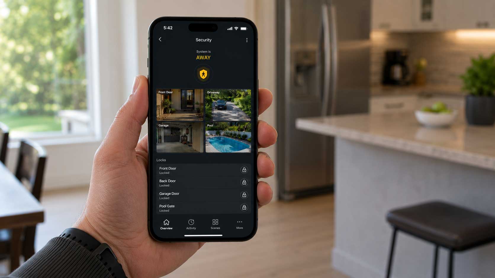 Wadden Electric project — integrated home security and surveillance interface on mobile
